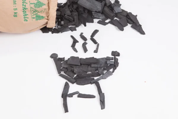 buchen holzkohle – 10 kg sack