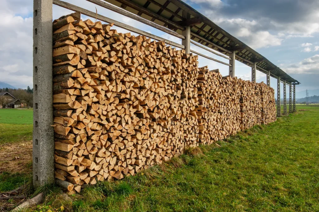 ok stockage bois chauffe